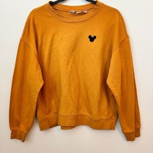H&M Golden Sweatshirt with Disney Emblem